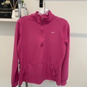Nike zip-up in Pink